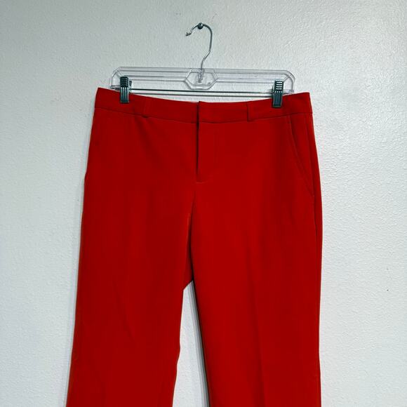 Banana Republic Red Reegan Pants Sz 6P - Picture 3 of 11